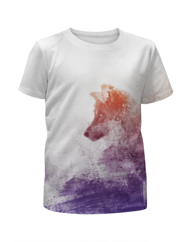 Printio Футболка с полной запечаткой для мальчиков Волк в красках printio футболка с полной запечаткой женская волк в красках