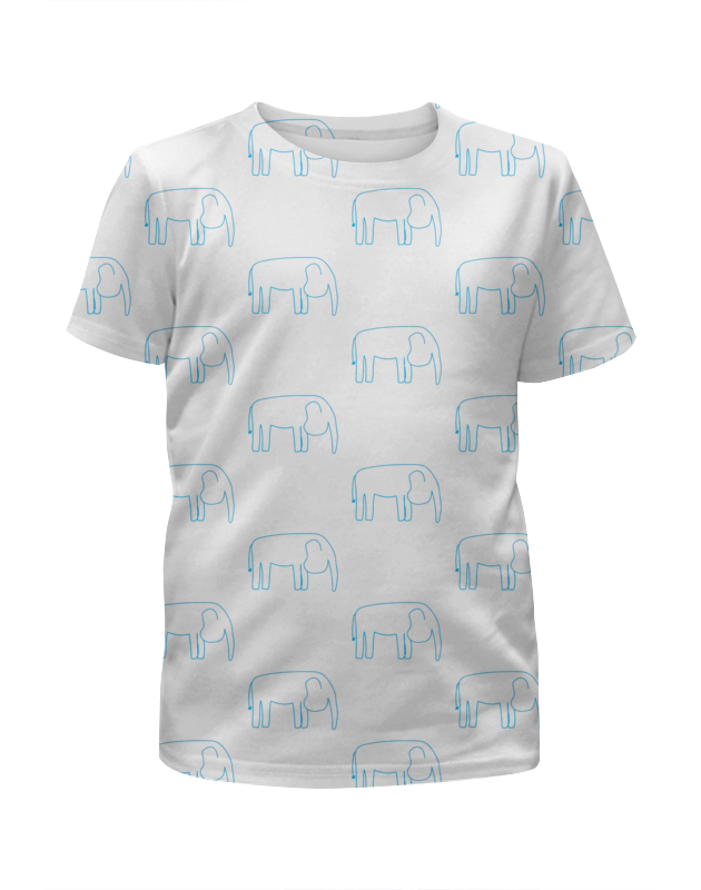 Printio Футболка с полной запечаткой для мальчиков Синий слон printio футболка с полной запечаткой для мальчиков белый слон