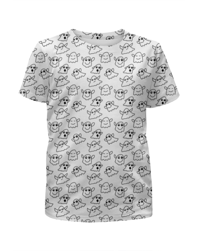 printio футболка с полной запечаткой для мальчиков веселые петушки Printio Футболка с полной запечаткой для мальчиков Веселые привидения
