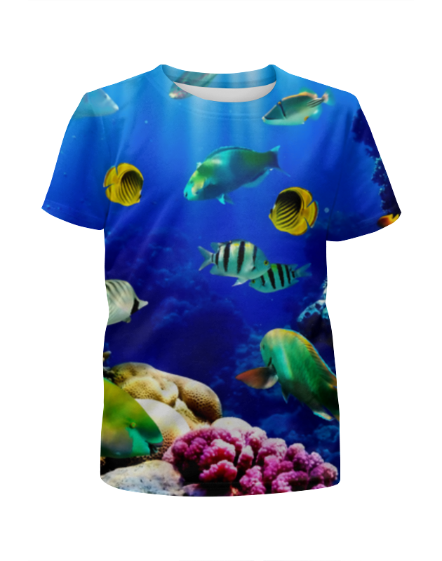 Printio Футболка с полной запечаткой для мальчиков Морской риф printio футболка с полной запечаткой для мальчиков морской