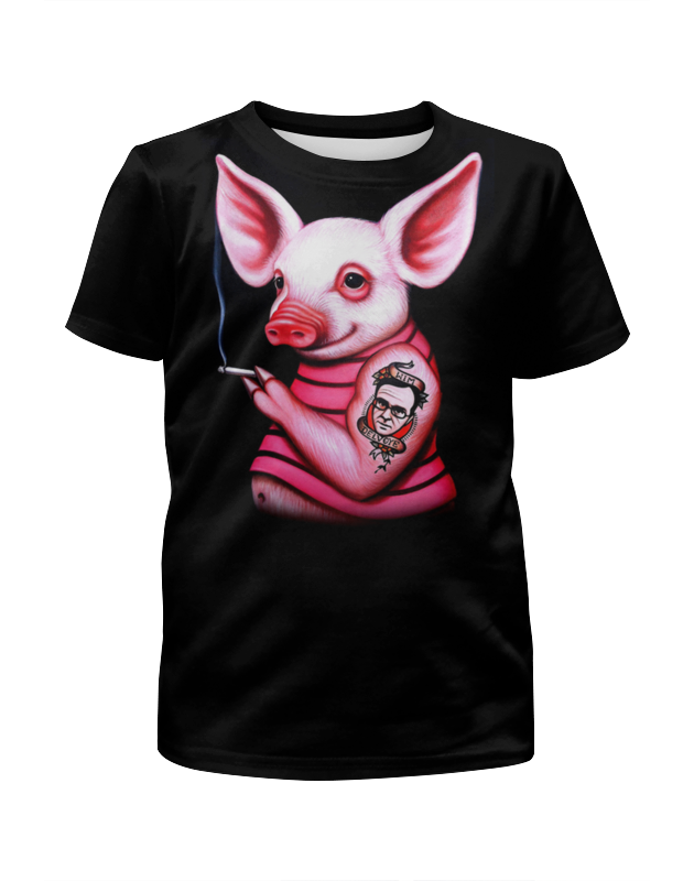 printio футболка с полной запечаткой для мальчиков неформальная свинка Printio Футболка с полной запечаткой для мальчиков Неформальная свинка