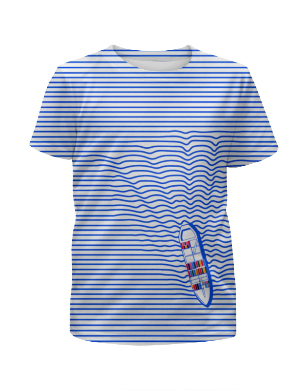 Printio Футболка с полной запечаткой для мальчиков Волны printio футболка с полной запечаткой для мальчиков кит и волны