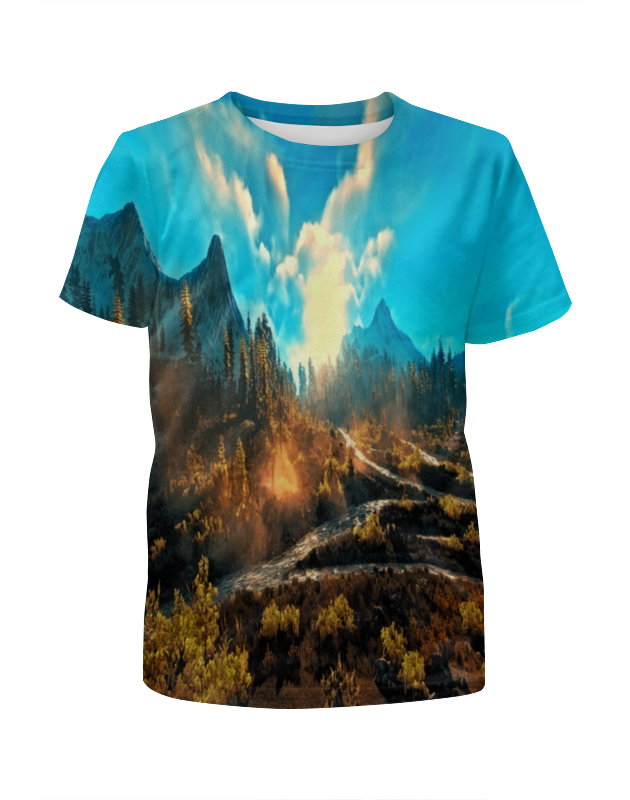 Printio Футболка с полной запечаткой для мальчиков Лес в горах printio футболка с полной запечаткой мужская лес в горах