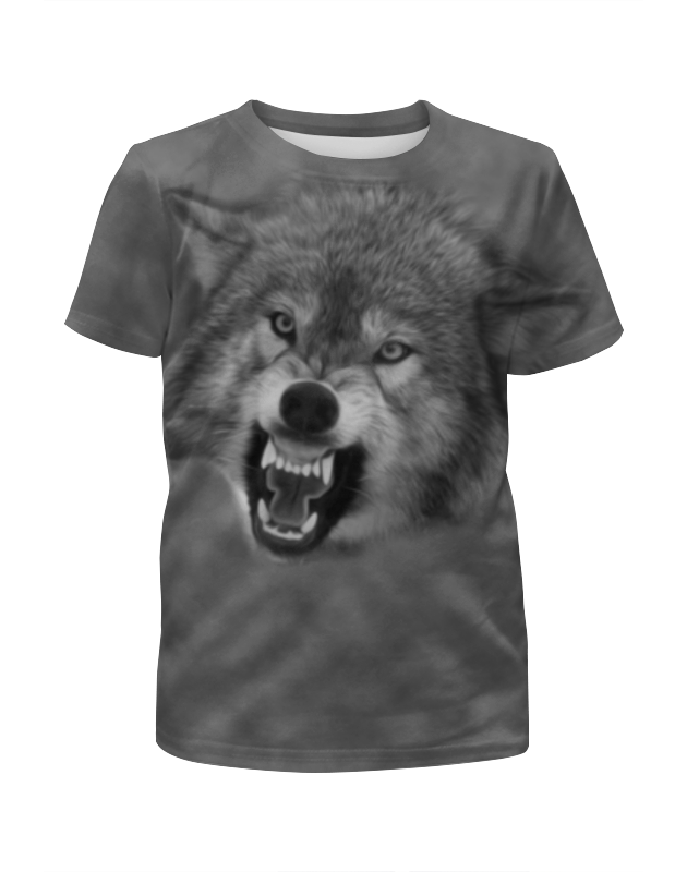 Printio Футболка с полной запечаткой для мальчиков Оскал волка printio футболка с полной запечаткой для мальчиков волк космос