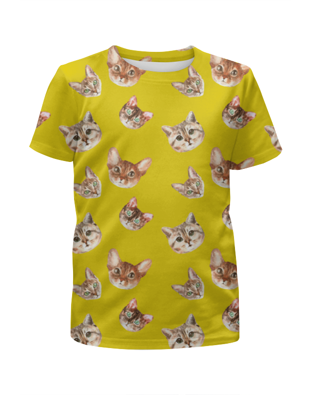 футболка с полной запечаткой для мальчиков printio весёлые котята Printio Футболка с полной запечаткой для мальчиков котята