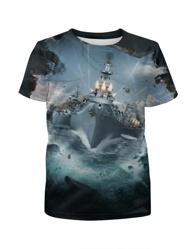 Printio Футболка с полной запечаткой для мальчиков World of warships printio футболка с полной запечаткой мужская world of warships