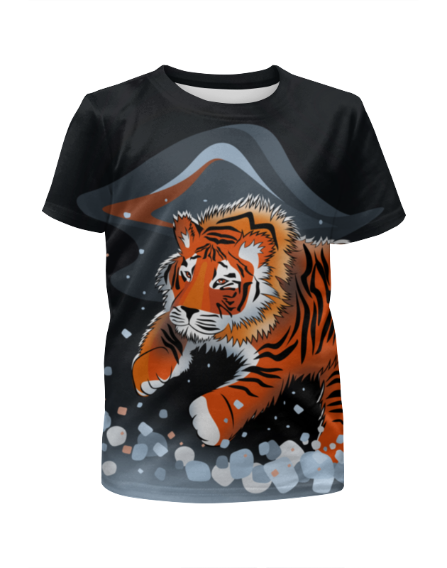 Printio Футболка с полной запечаткой для мальчиков Амурский тигр printio футболка с полной запечаткой для мальчиков ревущий тигр