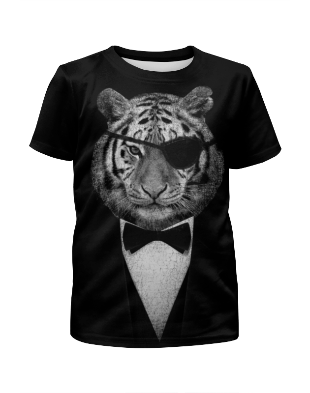 Printio Футболка с полной запечаткой для мальчиков Одноглазый тигр printio футболка с полной запечаткой для мальчиков тигр арт