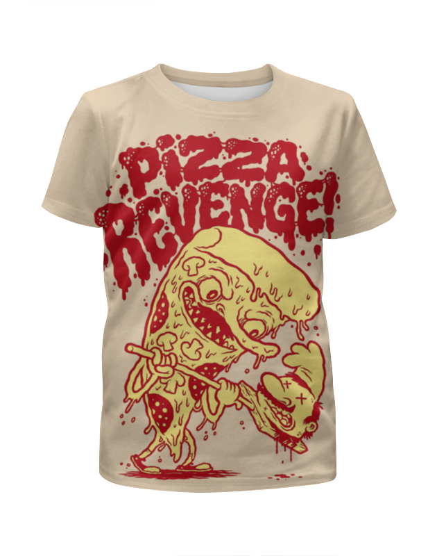 Printio Футболка с полной запечаткой для мальчиков Pizza revenge