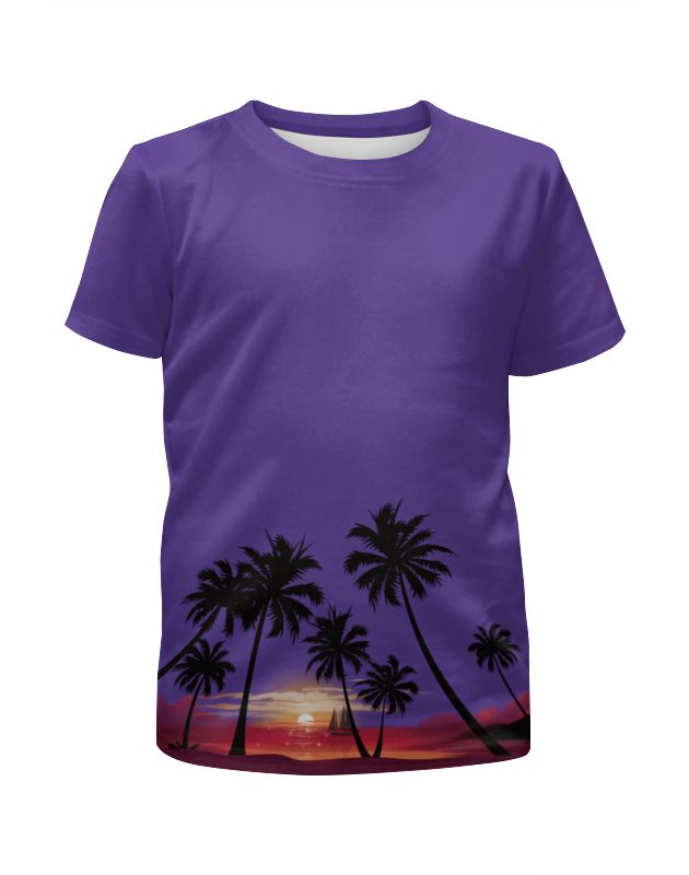 Printio Футболка с полной запечаткой для мальчиков Острова в океане printio футболка с полной запечаткой мужская в океане