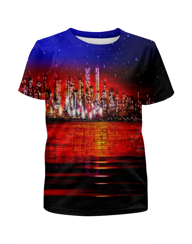 Printio Футболка с полной запечаткой для мальчиков Ночной город printio футболка с полной запечаткой для мальчиков ночной город