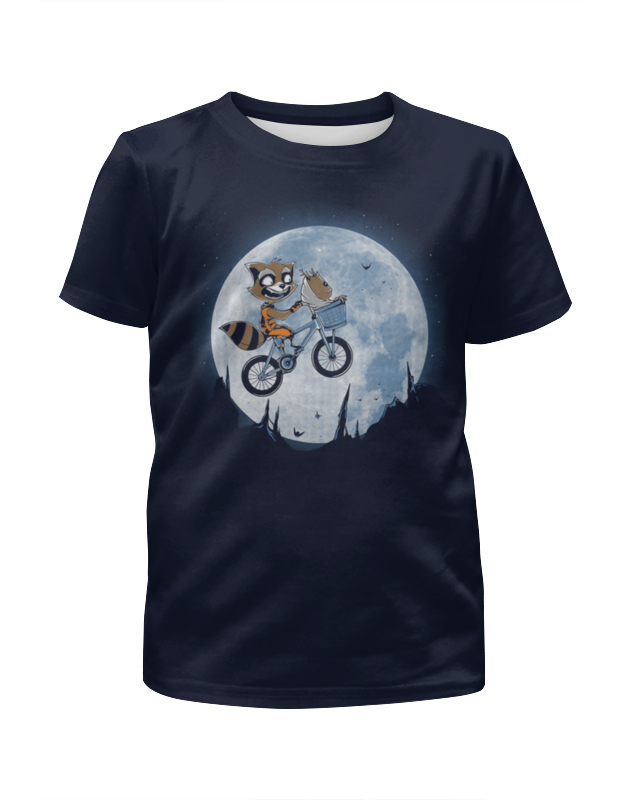 Printio Футболка с полной запечаткой для мальчиков Енотик на луне printio футболка с полной запечаткой для девочек енотик на луне