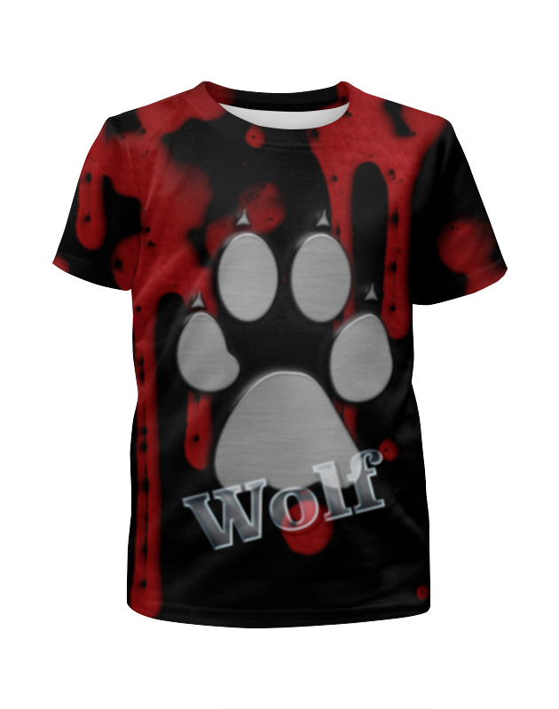 Printio Футболка с полной запечаткой для мальчиков Лапа волка printio футболка с полной запечаткой женская wolf