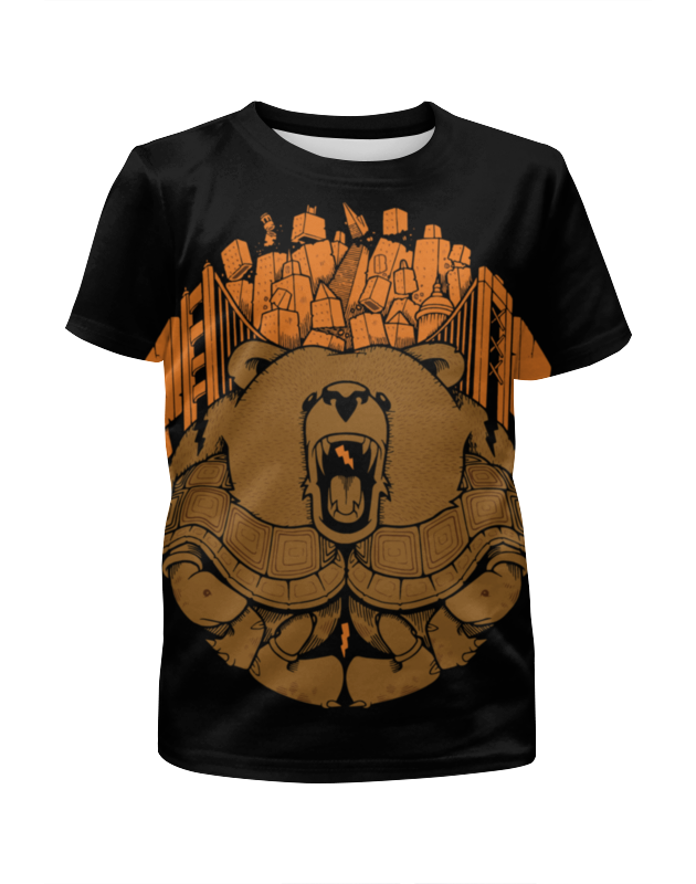 Printio Футболка с полной запечаткой для мальчиков Bear city / медведь printio футболка с полной запечаткой мужская bear city медведь