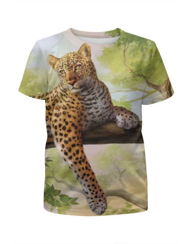 Printio Футболка с полной запечаткой для мальчиков Леопард printio футболка с полной запечаткой для мальчиков люблю кошек