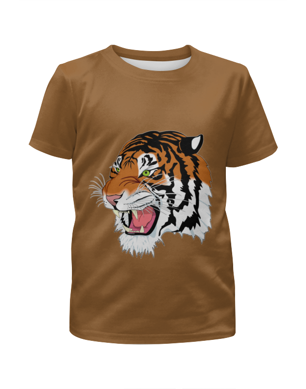 Printio Футболка с полной запечаткой для мальчиков Тигр. printio футболка с полной запечаткой для мальчиков ревущий тигр