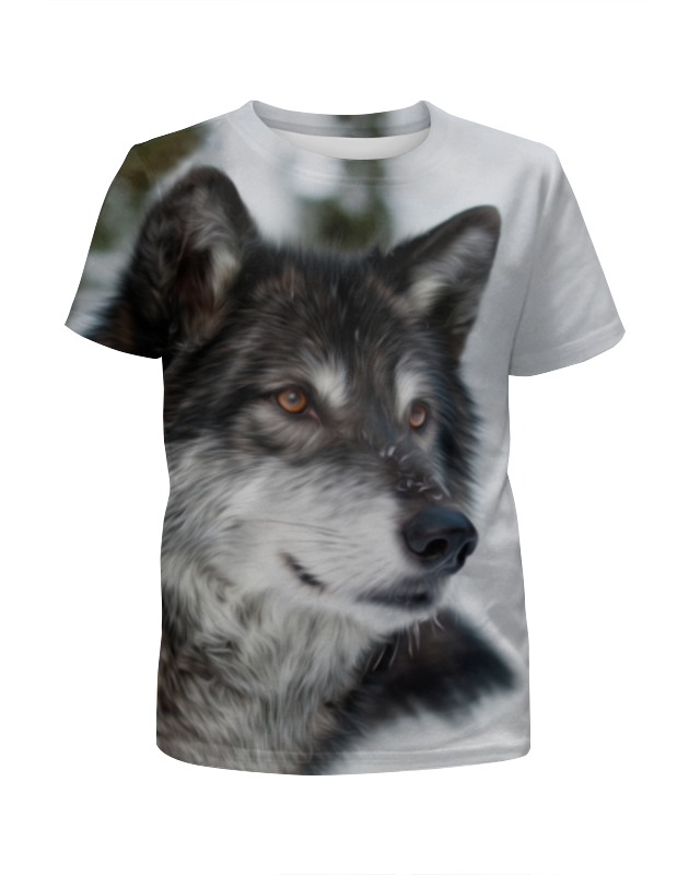 Printio Футболка с полной запечаткой для мальчиков Серый волк printio футболка с полной запечаткой для мальчиков волк космос