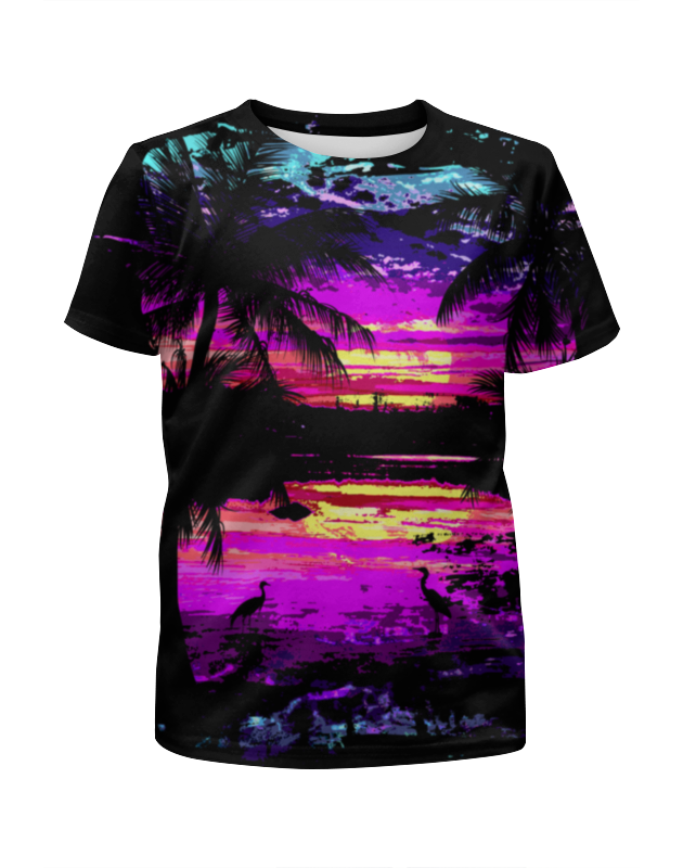 Printio Футболка с полной запечаткой для мальчиков Пляжный рай printio футболка с полной запечаткой мужская пляжный рай