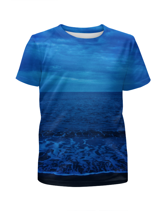 Printio Футболка с полной запечаткой для мальчиков Море ночью printio футболка с полной запечаткой для мальчиков морской берег