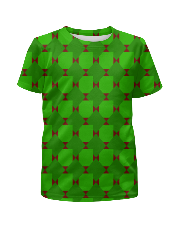 Printio Футболка с полной запечаткой для мальчиков Зеленые ромбы printio футболка с полной запечаткой для девочек зеленые ромбы