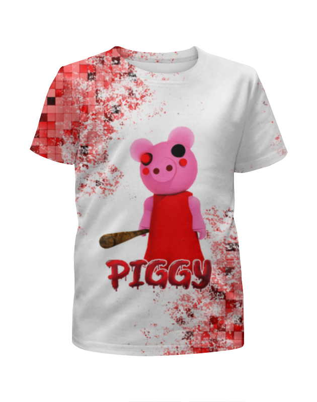 Printio Футболка с полной запечаткой для мальчиков Roblox piggy - свинка пигги printio детская футболка классическая унисекс roblox piggy свинка пигги