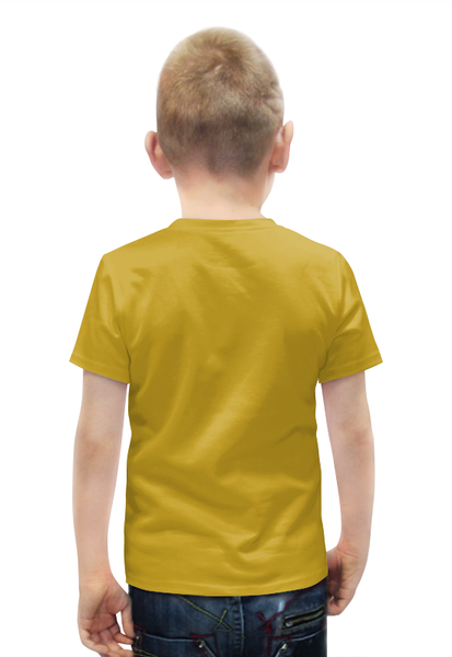 Заказать детскую футболку в Москве. Футболка с полной запечаткой для мальчиков Собачка с косточкой от ПРИНТЫ ПЕЧАТЬ  - готовые дизайны и нанесение принтов.