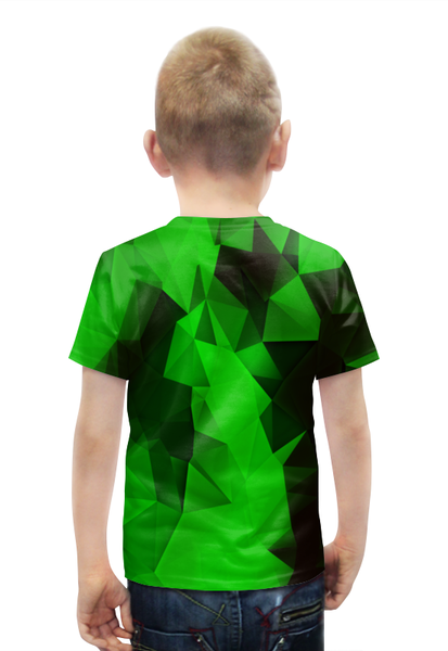 Заказать детскую футболку в Москве. Футболка с полной запечаткой для мальчиков Зеленые стекла от THE_NISE  - готовые дизайны и нанесение принтов.