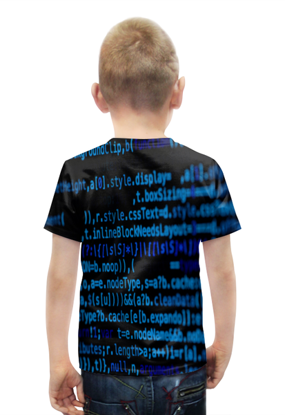 Заказать детскую футболку в Москве. Футболка с полной запечаткой для мальчиков Программа от THE_NISE  - готовые дизайны и нанесение принтов.