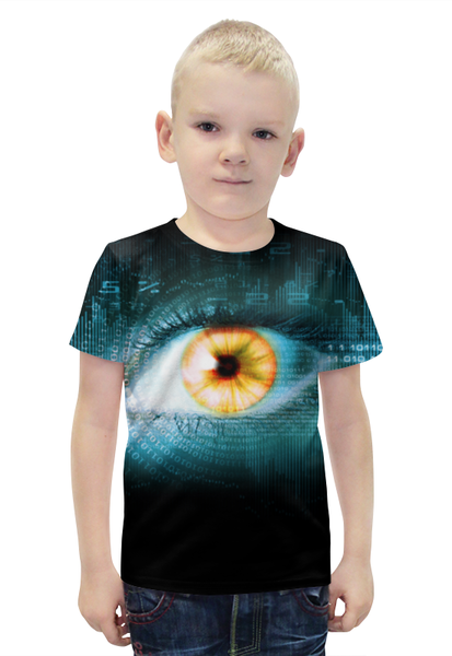 Заказать детскую футболку в Москве. Футболка с полной запечаткой для мальчиков Всевидящее око от queen  - готовые дизайны и нанесение принтов.