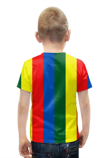 Заказать детскую футболку в Москве. Футболка с полной запечаткой для мальчиков Символ Нового Года от balden - готовые дизайны и нанесение принтов.