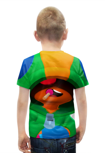 Заказать детскую футболку в Москве. Футболка с полной запечаткой для мальчиков Brawl Stars            от T-shirt print  - готовые дизайны и нанесение принтов.