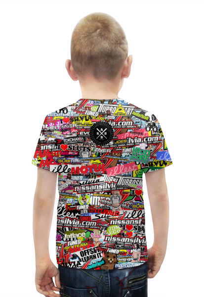Заказать детскую футболку в Москве. Футболка с полной запечаткой для мальчиков Nissan_ARSB от ARSBOYZ BRAND - готовые дизайны и нанесение принтов.