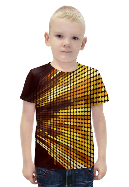 Заказать детскую футболку в Москве. Футболка с полной запечаткой для мальчиков абстракция от THE_NISE  - готовые дизайны и нанесение принтов.