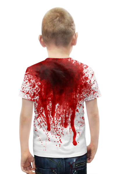 Заказать детскую футболку в Москве. Футболка с полной запечаткой для мальчиков Счастливого хеллоуина от prodesign - готовые дизайны и нанесение принтов.