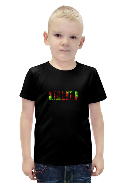 Заказать детскую футболку в Москве. Футболка с полной запечаткой для мальчиков STALKER от THE_NISE  - готовые дизайны и нанесение принтов.