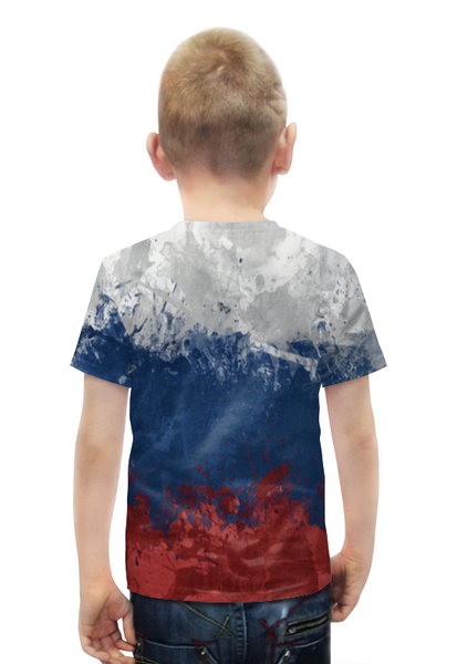 Заказать детскую футболку в Москве. Футболка с полной запечаткой для мальчиков Путин от denis01001 - готовые дизайны и нанесение принтов.