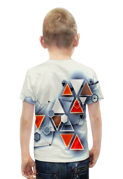 Заказать детскую футболку в Москве. Футболка с полной запечаткой для мальчиков Элементы от THE_NISE  - готовые дизайны и нанесение принтов.