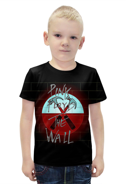 Заказать детскую футболку в Москве. Футболка с полной запечаткой для мальчиков Pink Floyd The Wall от Leichenwagen - готовые дизайны и нанесение принтов.