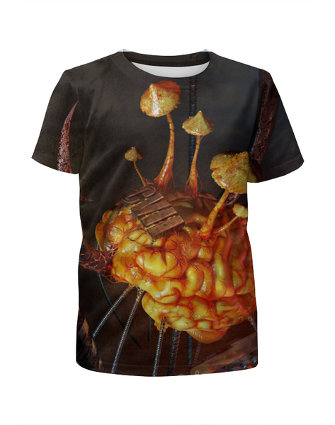 Заказать детскую футболку в Москве. Футболка с полной запечаткой для мальчиков Infected Mushroom от inPrintio - готовые дизайны и нанесение принтов.