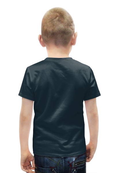 Заказать детскую футболку в Москве. Футболка с полной запечаткой для мальчиков Сказочный пиджак с часами от ПРИНТЫ ПЕЧАТЬ  - готовые дизайны и нанесение принтов.