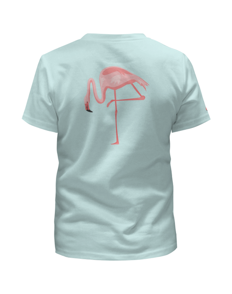 Заказать детскую футболку в Москве. Футболка с полной запечаткой для мальчиков Розовый полет от anomalica - готовые дизайны и нанесение принтов.