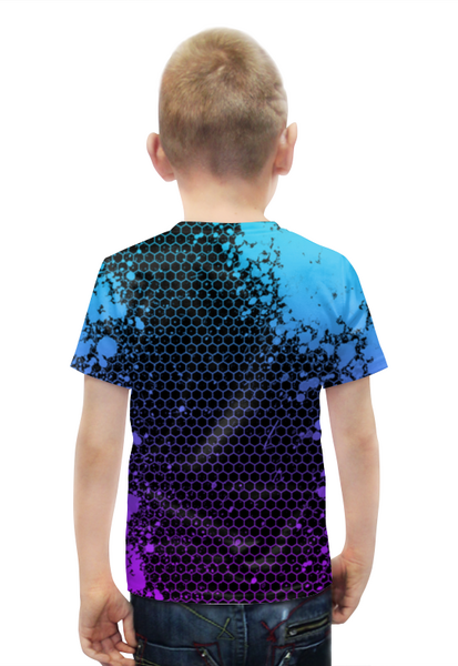 Заказать детскую футболку в Москве. Футболка с полной запечаткой для мальчиков Brawl Stars LEON от vista12761@rambler.ru - готовые дизайны и нанесение принтов.