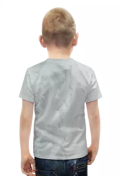 Заказать детскую футболку в Москве. Футболка с полной запечаткой для мальчиков Морозный узор от Anstey  - готовые дизайны и нанесение принтов.