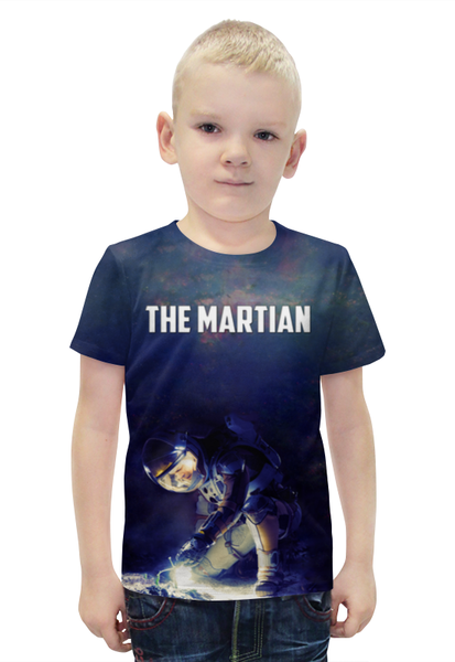 Заказать детскую футболку в Москве. Футболка с полной запечаткой для мальчиков Марсианин от ecoego - готовые дизайны и нанесение принтов.