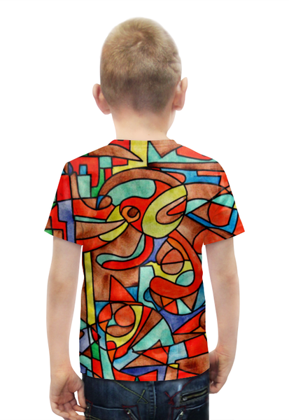 Заказать детскую футболку в Москве. Футболка с полной запечаткой для мальчиков VM-MV[=] от Vadim Koval - готовые дизайны и нанесение принтов.