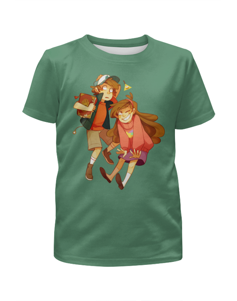 Заказать детскую футболку в Москве. Футболка с полной запечаткой для мальчиков Gravity Falls от ПРИНТЫ ПЕЧАТЬ  - готовые дизайны и нанесение принтов.