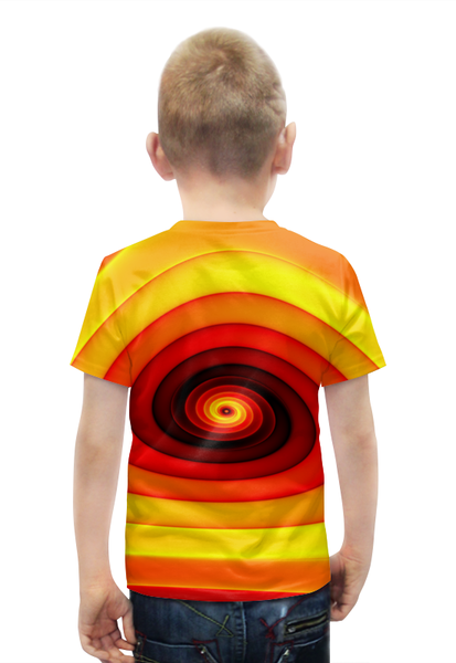 Заказать детскую футболку в Москве. Футболка с полной запечаткой для мальчиков Абстракт от PrintArtist - готовые дизайны и нанесение принтов.