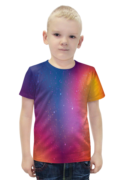 Заказать детскую футболку в Москве. Футболка с полной запечаткой для мальчиков Созвездия от THE_NISE  - готовые дизайны и нанесение принтов.