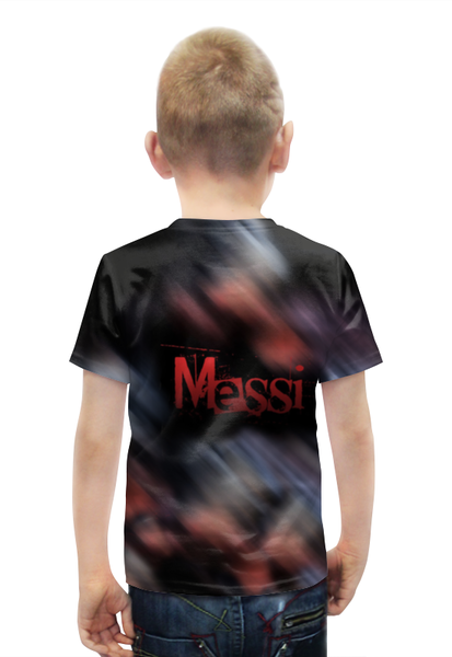 Заказать детскую футболку в Москве. Футболка с полной запечаткой для мальчиков Lionel  Messi от T-shirt print  - готовые дизайны и нанесение принтов.