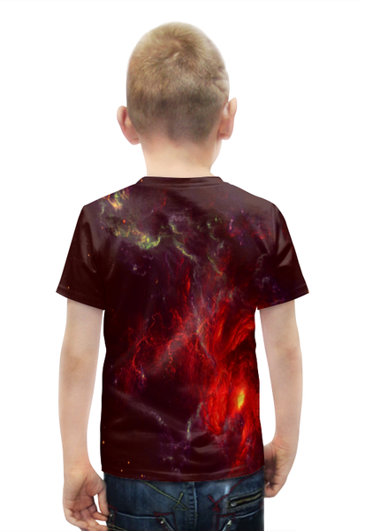 Заказать детскую футболку в Москве. Футболка с полной запечаткой для мальчиков Atlantis Nebula от THE_NISE  - готовые дизайны и нанесение принтов.